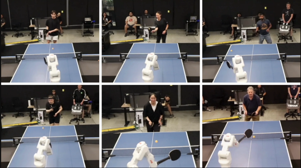 Masa Tenisi Oyununda Bir Robotu Yenme Şansınız Var mı?