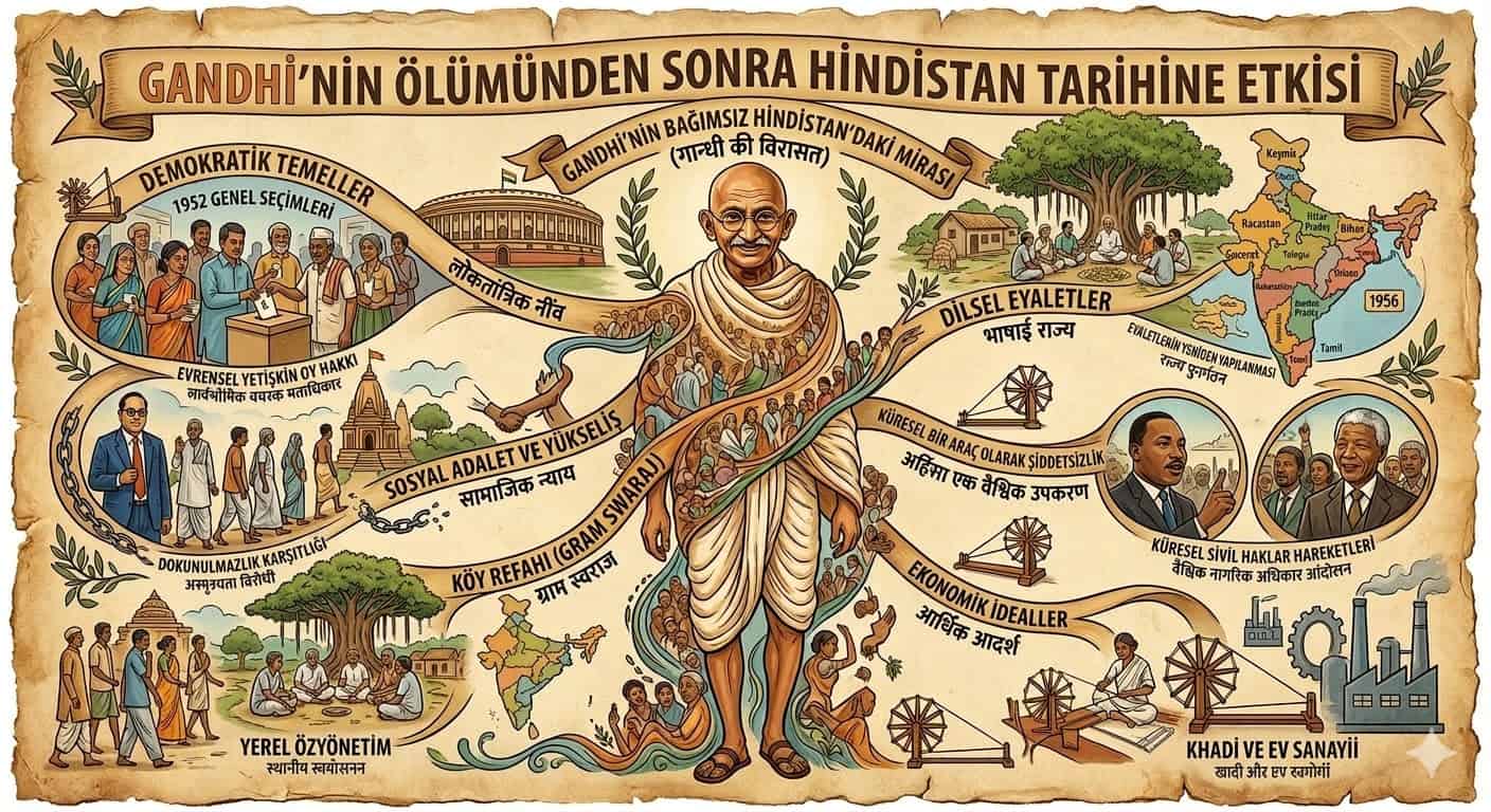 Gandhi, Ölümünden Sonra Hindistan Tarihine Nasıl Etki Etti? Gandhi