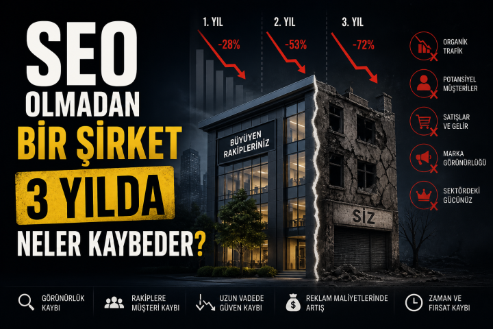 SEO Olmadan Bir Şirket 3 Yılda Neler Kaybeder?