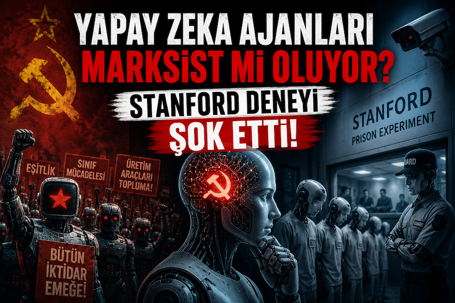 Yapay Zeka Ajanları Marksist mi Oluyor? Stanford Deneyi Şok Etti!