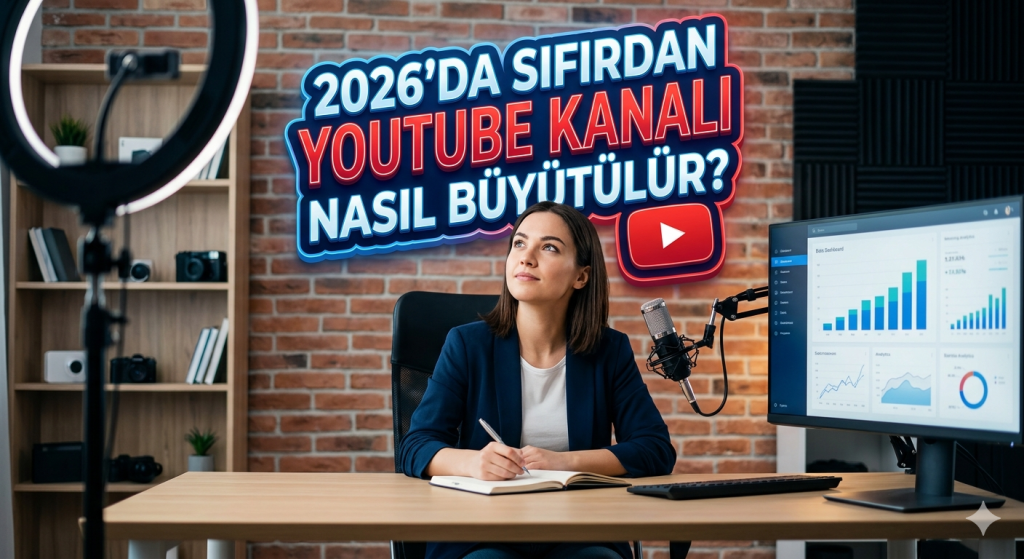 2026’da Sıfırdan YouTube Kanalı Nasıl Büyütülür?