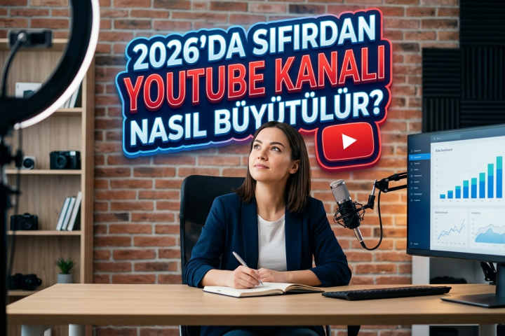 2026'da Sıfırdan YouTube Kanalı Nasıl Büyütülür?