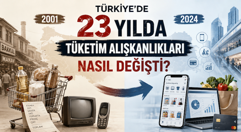 Türkiye’de 23 Yılda Tüketim Alışkanlıkları Nasıl Değişti?